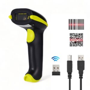 Atpos AT-5700D 2D 1D Handheld Barcode Scanner | USB | Wireless Bluetooth (Otp.)