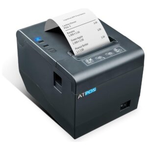 Atpos ATP-302 80mm 3 Inch Inkless Thermal Billing Printer Thermal Receipt Printer | Auto Cutter | USB+WiFi