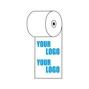 80mm 3 Inch Custom Printed Thermal POS Paper Rolls – 1 Color – 700 Rolls