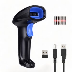 Atpos AT-1100L 1D USB Laser Barcode Scanner | USB | 2.4Ghz Wireless (Opt)