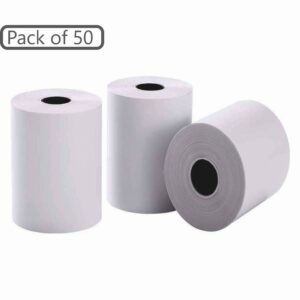 58mm 2 Inch Thermal Paper Roll | 30meter (56mm) | Pack of 50
