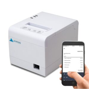 Atpos AT-402 80mm 3 Inch Thermal Receipt Printer (Bluetooth + USB ) | Auto Cutter
