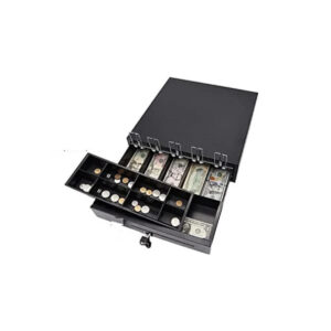 Swaggers Heavy Metallic Cash Drawer With 5 Notes And 8 Coins Slots